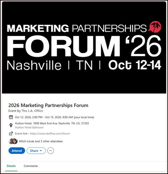 LinkedIn Event Page